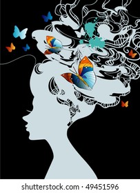 Abstract girl