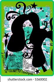 abstract girl