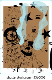 abstract girl