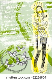 Abstract Girl