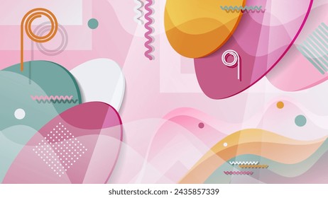 Abstract glamor wallpaper. An excellent background for designing pages on social networks, posters, presentations, outdoor advertising and your other projects. Vector.