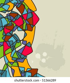 The abstract glass