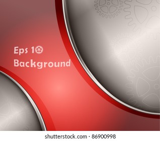 Abstract glass background