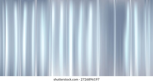 Fondo de cristal Abstractas con patrones de degradado 3D y efectos de línea. Premium texturas acanaladas en azul para diseños de ventanas. Reflejos cromados de Antiguas o paneles esmerilados para paredes.
