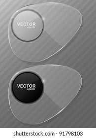 Abstract glass background. Vector illustration.