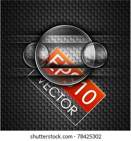 Fondo abstracto de los círculos de vidrio