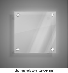 Abstract glass plate background