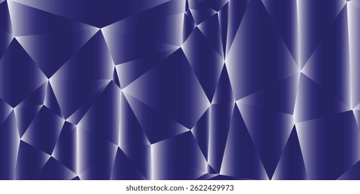 abstract glass poly background. blue gradient vector abstract textured polygonal background.