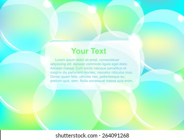 abstract glass rounds background