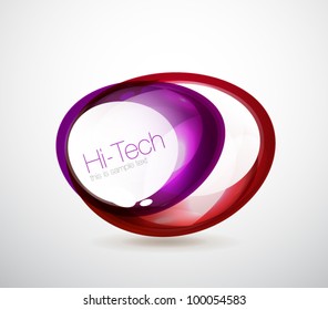 Abstract glass shapes