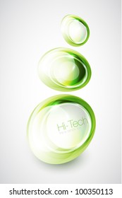 Abstract glass shapes