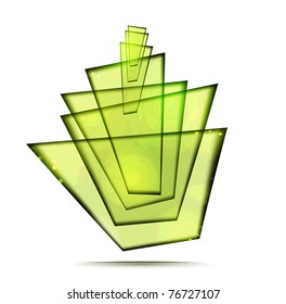 Abstract glass shapes