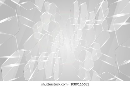 Abstract glass vector background .