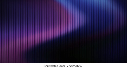 Abstractas de cristal púrpura y azul degradado de luz sobre fondo oscuro	
