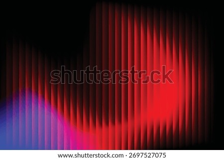 Abstract Glassy Red and Purple Gradient Light on Dark Background