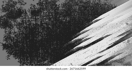 Arte de falhas abstrata com linhas diagonais e ruído digital em tons de tons de cinza. Design moderno de textura futurista, fundo padrão distorcido, perfeito para tecnologia, cibernética e projetos criativos.