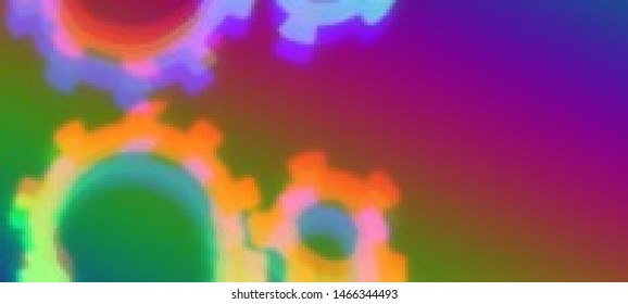 Abstract glitch background. Cyberpunk concept. Colorful techno backdrop with aesthetics of vaporwave style of 80's. The image format is suitable for printing on a mug.