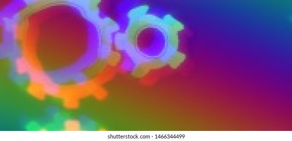Abstract glitch background. Cyberpunk concept. Colorful techno backdrop with aesthetics of vaporwave style of 80's. The image format is suitable for printing on a mug.