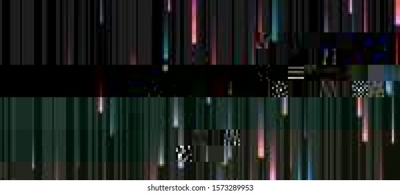 Abstract glitch background. Cyberpunk concept. Colorful techno backdrop in a style of 80's. Vector illustration. Creative graphic design for poster,brochure,flyer and card.