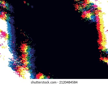 Abstract glitch background in grunge style.