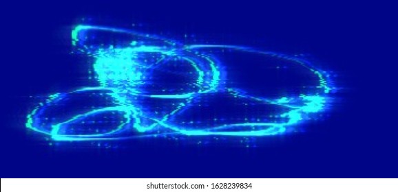 Abstract glitch background. RGB-shift effect. Cyberpunk concept. Distorted surface. Colorful techno backdrop with aesthetics of retrowave style of 80's. EPS 10.
