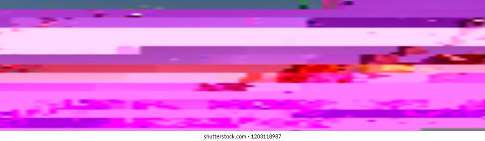 Abstract glitch background. Vector illustration of a distorted surface. Cyberpunk concept. Modern techno backdrop.