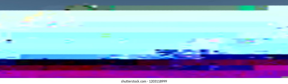 Abstract glitch background. Vector illustration of a distorted surface. Cyberpunk concept. Modern techno backdrop.