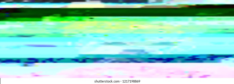 Abstract glitch background. Vector illustration of a distorted surface. Cyberpunk concept. Modern techno backdrop.