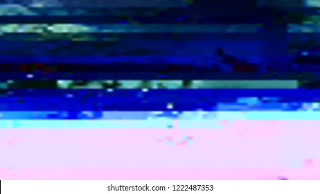 Abstract glitch background. Vector illustration of a distorted surface. Cyberpunk concept. Modern techno backdrop.