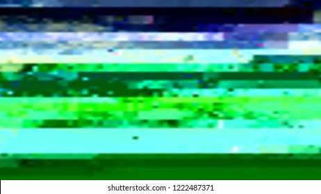 Abstract glitch background. Vector illustration of a distorted surface. Cyberpunk concept. Modern techno backdrop.