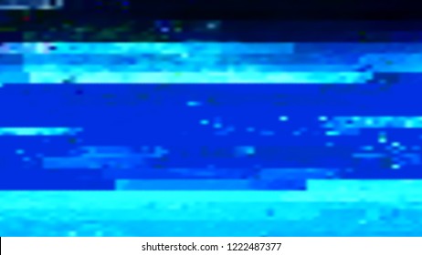 Abstract glitch background. Vector illustration of a distorted surface. Cyberpunk concept. Modern techno backdrop.