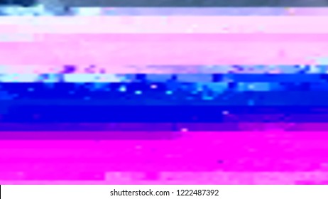 Abstract glitch background. Vector illustration of a distorted surface. Cyberpunk concept. Modern techno backdrop.