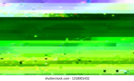 Abstract glitch background. Vector illustration of a distorted surface. Cyberpunk concept. Techno backdrop in a retro futuristic style.