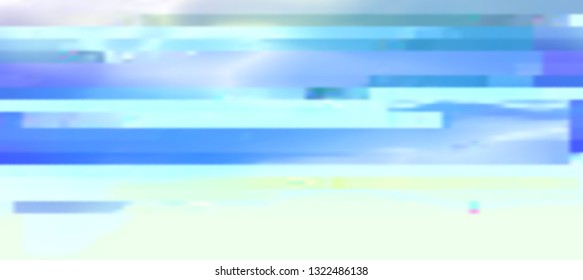 Abstract glitch background. Vector illustration of a distorted surface. Cyberpunk concept. Modern techno backdrop. The image format is suitable for printing on a mug.