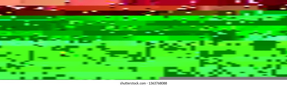 Abstract glitch background. Vector illustration of a distorted surface. Cyberpunk concept. Modern techno backdrop.