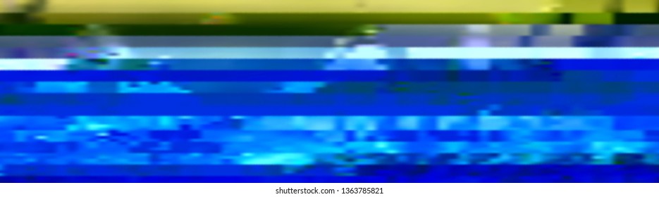 Abstract glitch background. Vector illustration of a distorted surface. Cyberpunk concept. Modern techno backdrop.