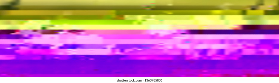 Abstract glitch background. Vector illustration of a distorted surface. Cyberpunk concept. Modern techno backdrop.