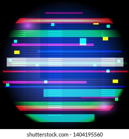 abstract glitch background ,vector illustration