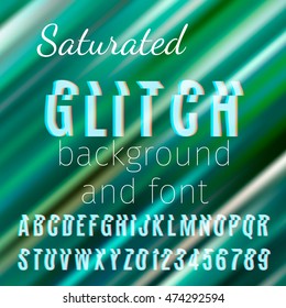 Abstract glitch background. Vector illustration.