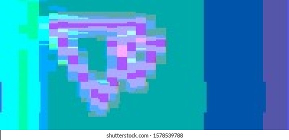 Abstract glitch background in a webpunk stylization. Cyberpunk concept. Colorful techno backdrop with aesthetics of vaporwave style of 80's. Creative graphic design for poster,brochure,flyer and card.