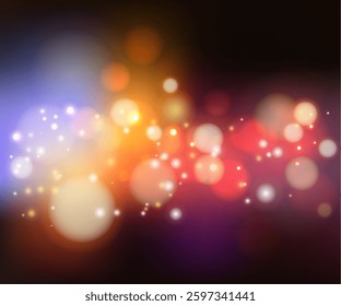 Abstract glitch bokeh graphic wallpaper for decoration