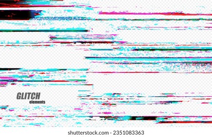 Abstract glitch digital color background