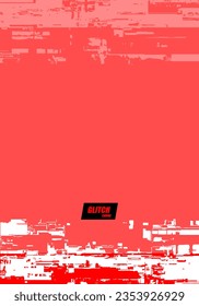 Abstract glitch digital color background