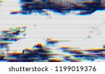 Abstract glitch digital color pixel noise. Background of the damaged television image. Vector illustration.