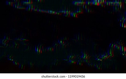 Abstract glitch digital color pixel noise. Background of the damaged television image. Vector illustration.
