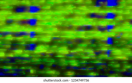 Abstract glitch digital color pixel noise. Background of the damaged television image. Vector illustration.