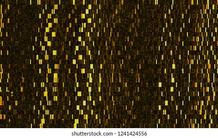 Abstract glitch digital color pixel noise. Background of the damaged television image. Vector illustration.