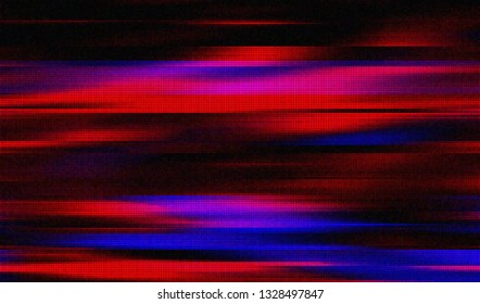 Abstract glitch digital color pixel noise. Background of the damaged television image. Vector illustration.