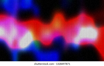 Abstract glitch digital color pixel noise. Background of the damaged television image. Vector illustration.