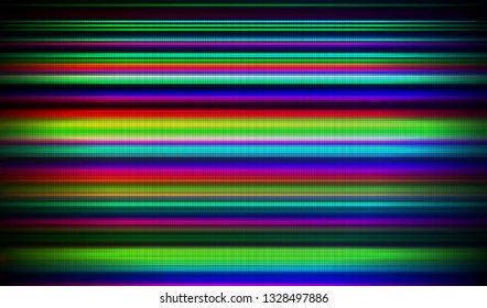 Abstract glitch digital color pixel noise. Background of the damaged television image. Vector illustration.